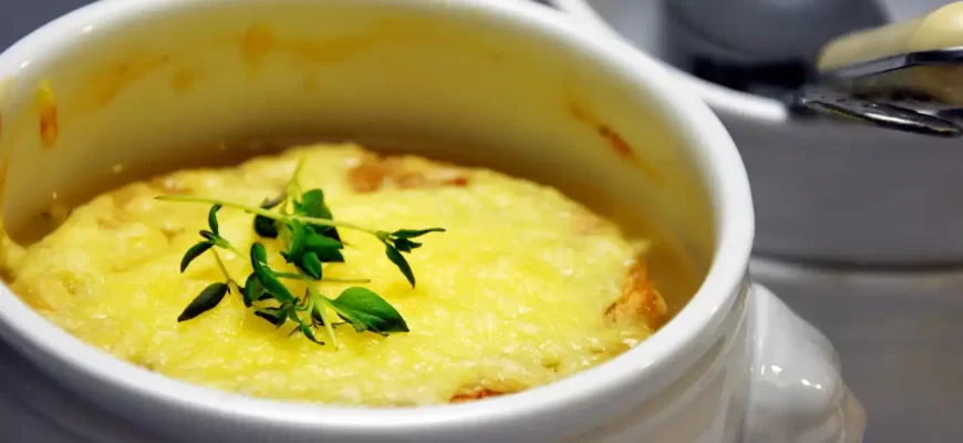 Французький суп з цибулею