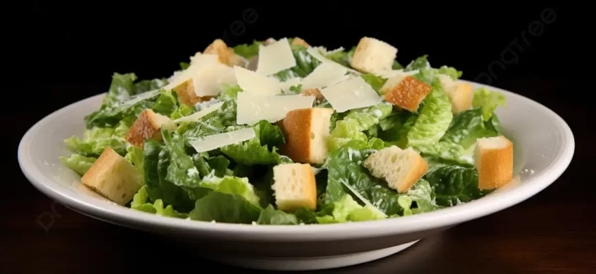 Рецепт класичного салату «Цезар»